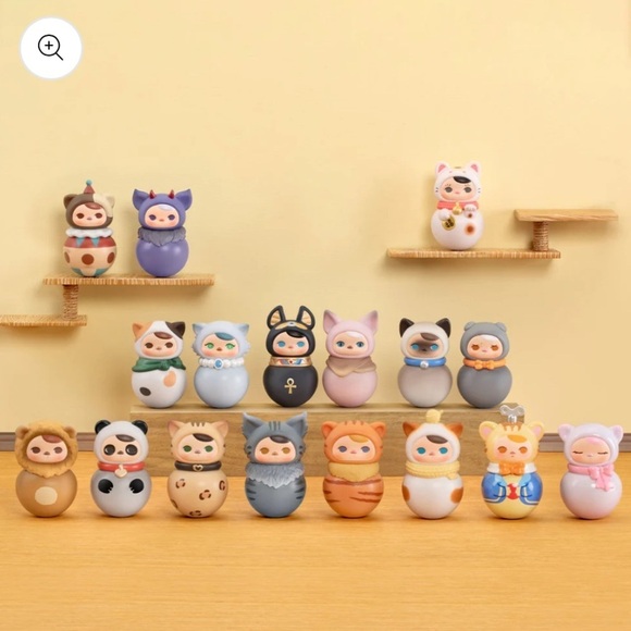 Pop Mart PUCKY Roly-Poly Kitty Series Figures - Picture 7 of 7